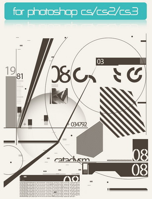 Download Brush Photoshop - 55 Abstract Tech